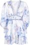 Camilla Mini-jurk met print Wit - Thumbnail 1