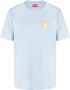 Camper T-shirt met bloe print Blauw - Thumbnail 1