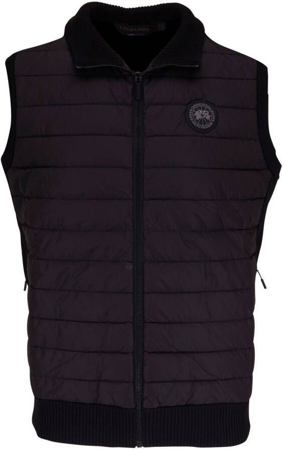 Canada Goose Bodywarmer met logopatch Zwart