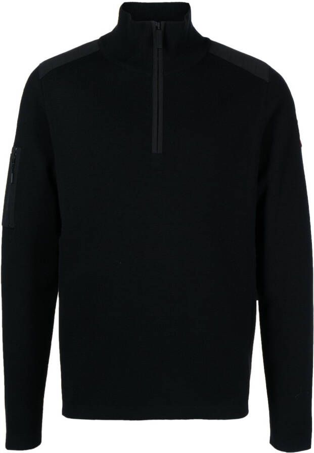 Canada Goose high-neck half-zip sweatshirt Zwart