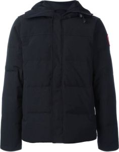 Canada Goose hooded puffer coat Zwart
