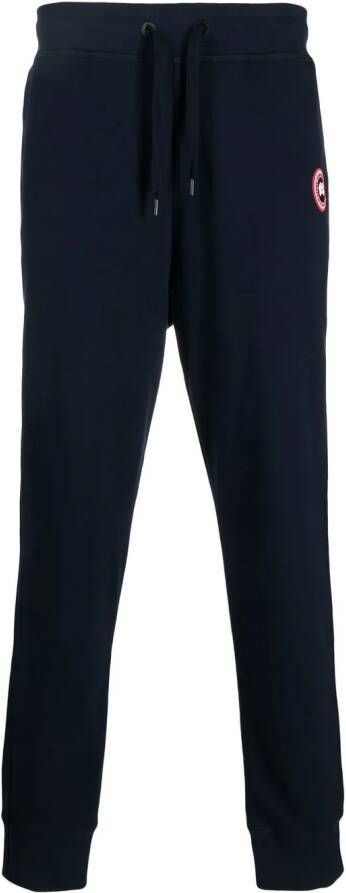 Canada Goose Joggingbroek met logopatch Blauw