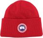 Canada Goose Kids Wollen muts Rood - Thumbnail 1