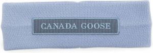 Canada Goose Oorwarmers met logopatch Blauw