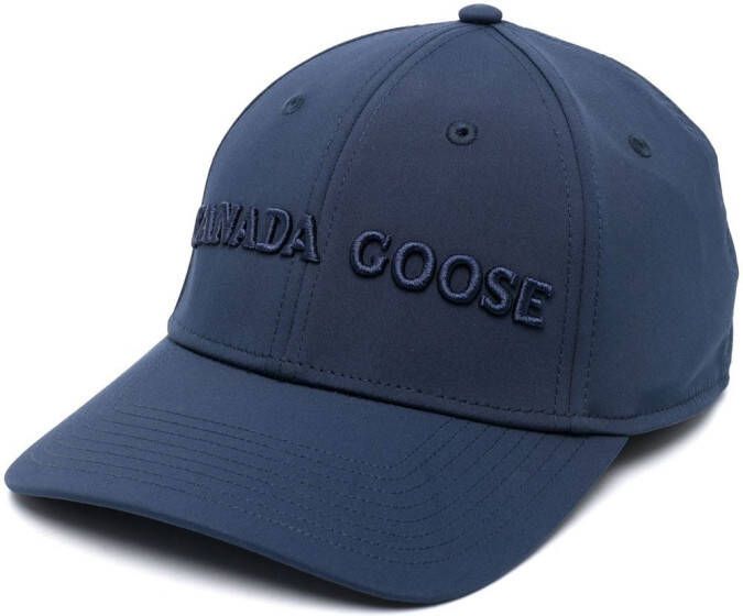 Canada Goose Pet met geborduurd logo Blauw