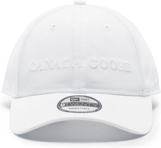 Canada Goose Pet met geborduurd logo Wit