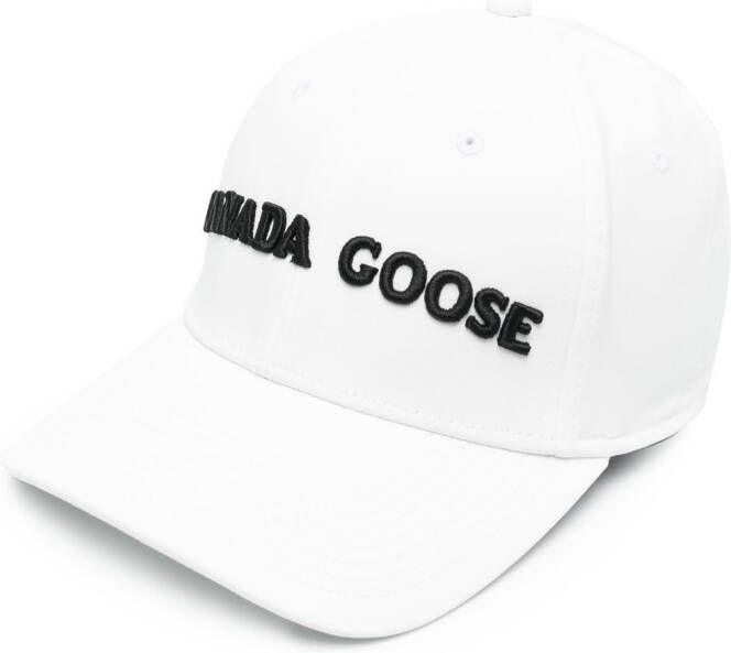 Canada Goose Pet met logo-reliëf Wit