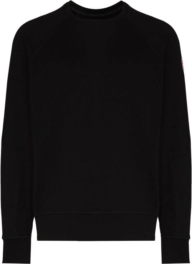 Canada Goose Sweater met logopatch Zwart