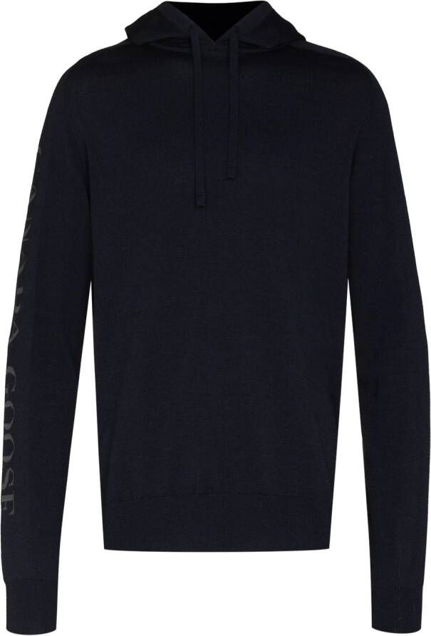 Canada Goose Wollen hoodie Blauw