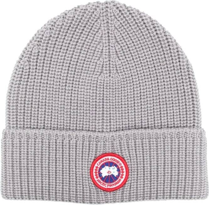 Canada Goose Wollen muts 961 mist grey