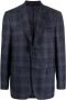 Canali Blazer met enkele rij knopen Blauw - Thumbnail 1