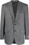 Canali Blazer met enkele rij knopen Grijs - Thumbnail 1