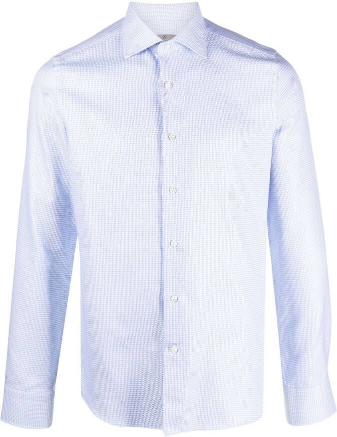 Canali Button-up overhemd Wit