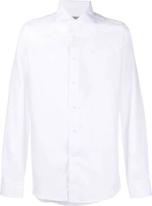 Canali Button-up overhemd Wit