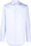 Canali Effen overhemd Blauw - Thumbnail 1
