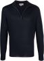 Canali Pullover met trechterhals Blauw - Thumbnail 1