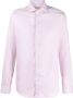 Canali Overhemd met knopen Roze - Thumbnail 1