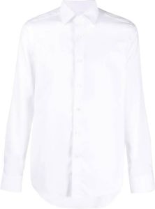 Canali Overhemd met puntige kraag Wit