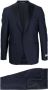 Canali Pak met enkele rij knopen Blauw - Thumbnail 1