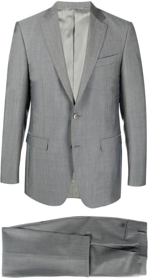 Canali Pak met enkele rij knopen Grijs