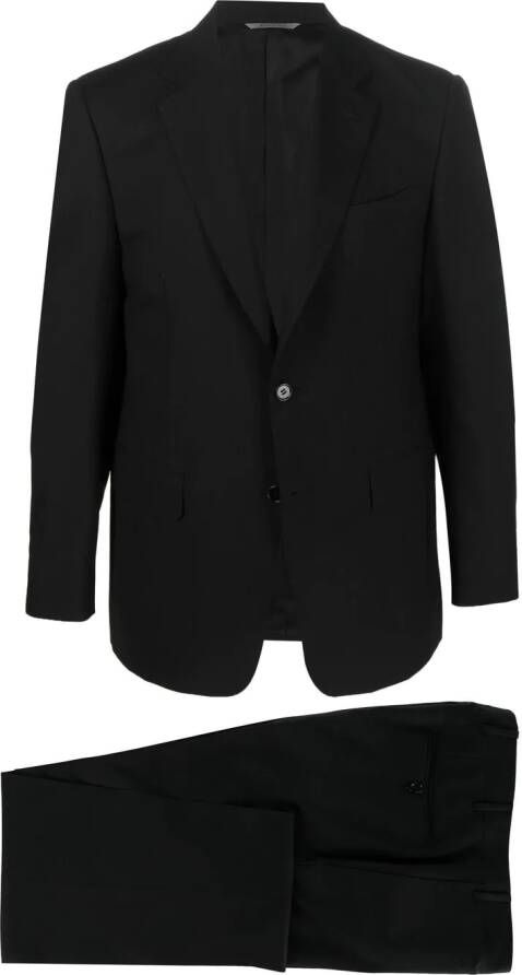 Canali Pak met enkele rij knopen Zwart