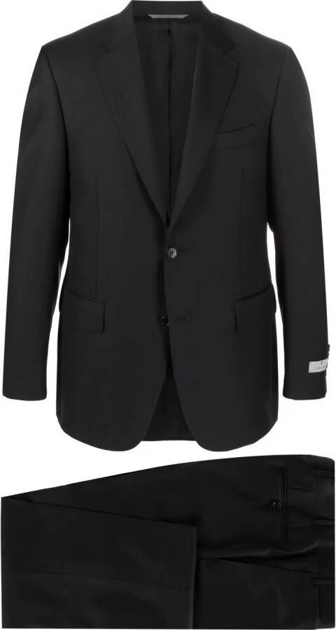 Canali Pak met enkele rij knopen Zwart