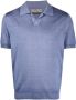 Canali Poloshirt Blauw - Thumbnail 1