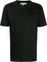 Canali Slim-fit T-shirt Zwart - Thumbnail 1
