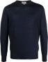 Canali Sweater met ronde hals Blauw - Thumbnail 1