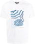 Canali T-shirt met print Wit - Thumbnail 1
