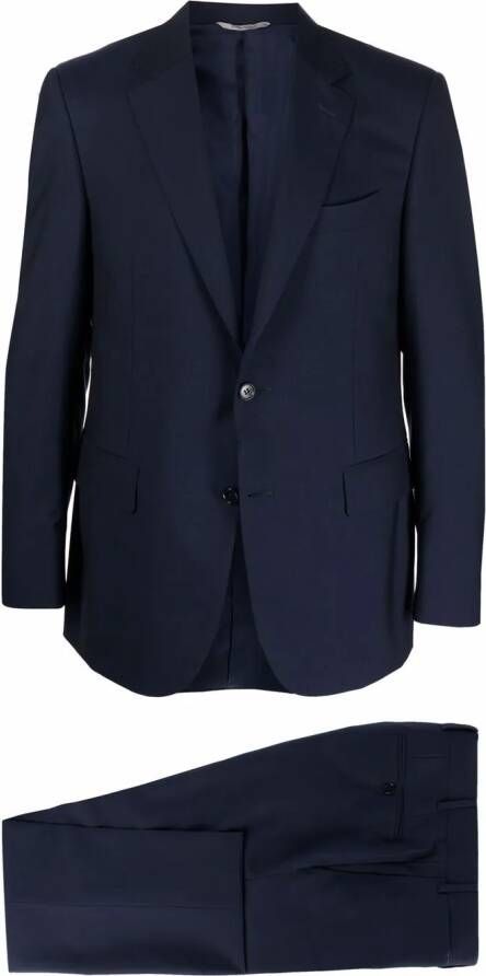 Canali Tweedelig pak Blauw