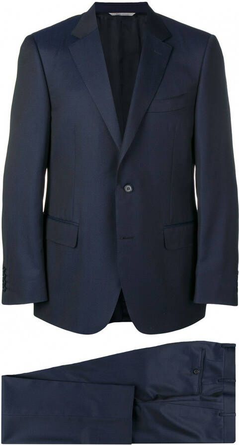 Canali Tweedelig pak Blauw