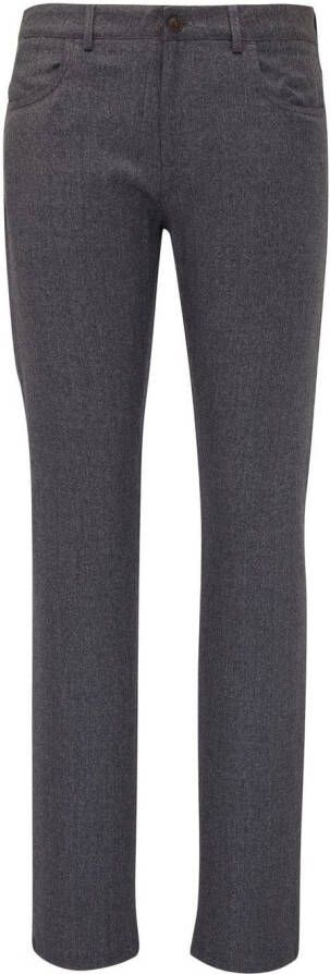 Canali Skinny broek Grijs