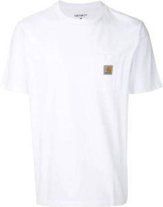 Carhartt chest pocket T-shirt Wit
