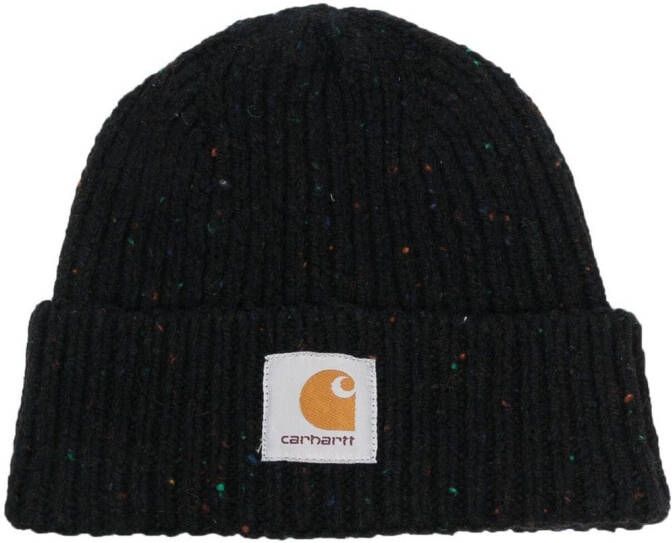 Carhartt WIP Muts met logopatch Zwart