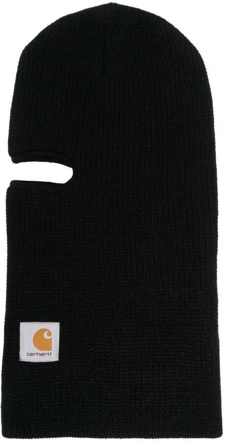 Carhartt WIP Bivakmuts met logopatch Zwart
