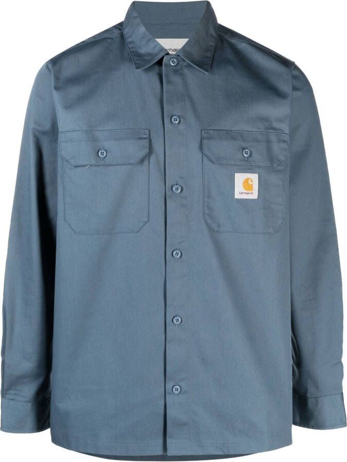 Carhartt WIP Cargo overhemd Blauw