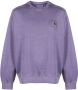 Carhartt WIP Sweater met logopatch Paars - Thumbnail 1