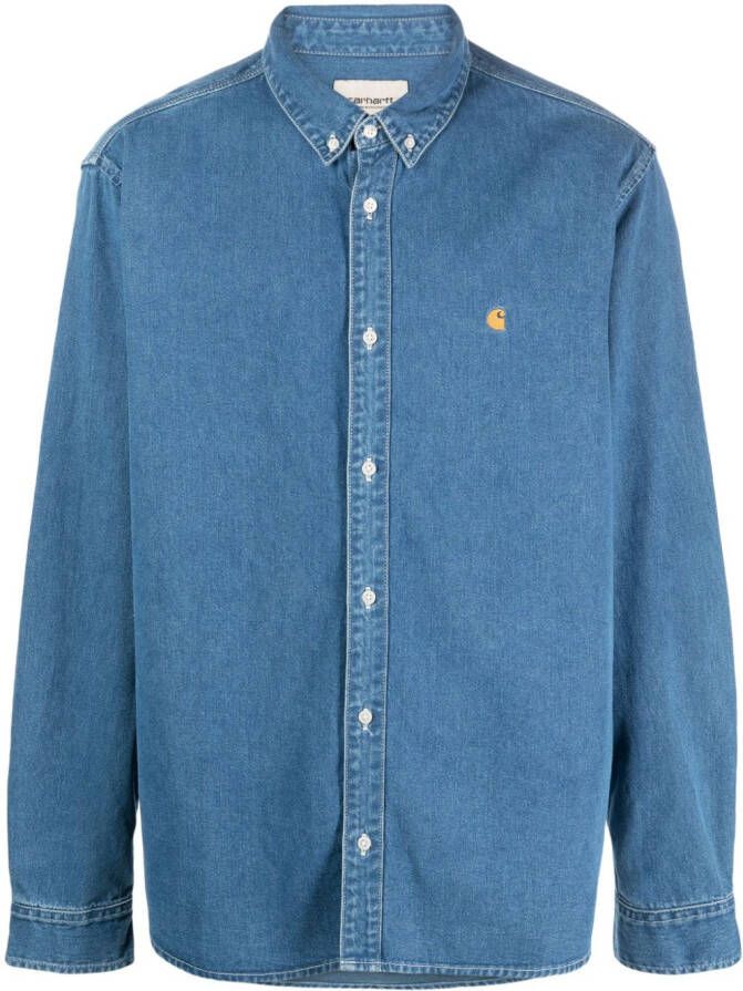 Carhartt WIP Denim overhemd Blauw