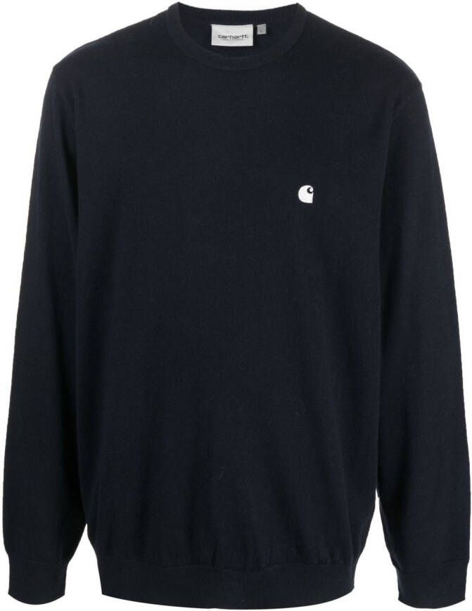 Carhartt WIP Trui met geborduurd logo Blauw