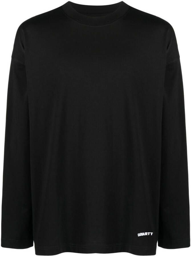Carhartt WIP Top met geborduurd logo Zwart