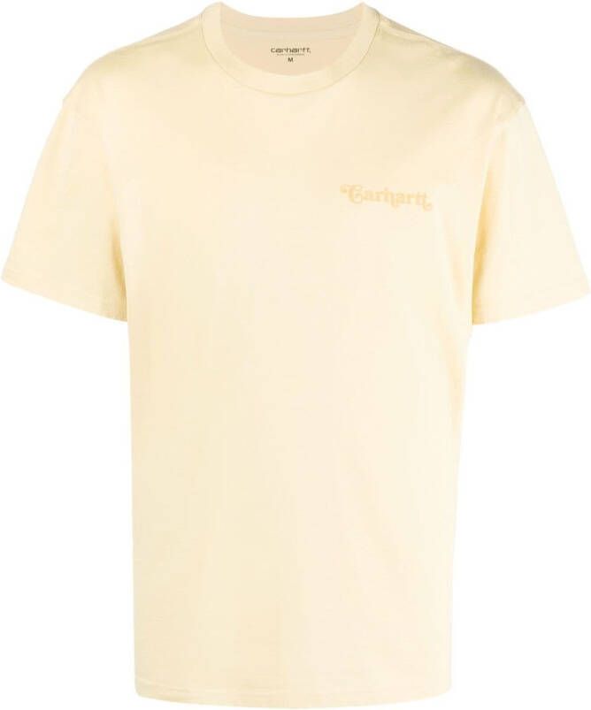 Carhartt WIP T-shirt met print Geel