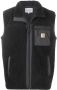 Carhartt WIP Fleece bodywarmer Zwart - Thumbnail 1