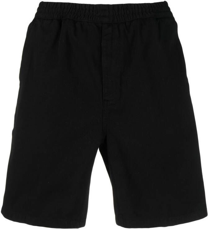 Carhartt WIP Shorts met elastische taille Zwart