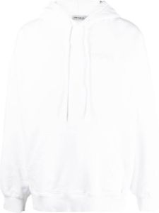Carhartt WIP graphic-print cotton hoodie Wit