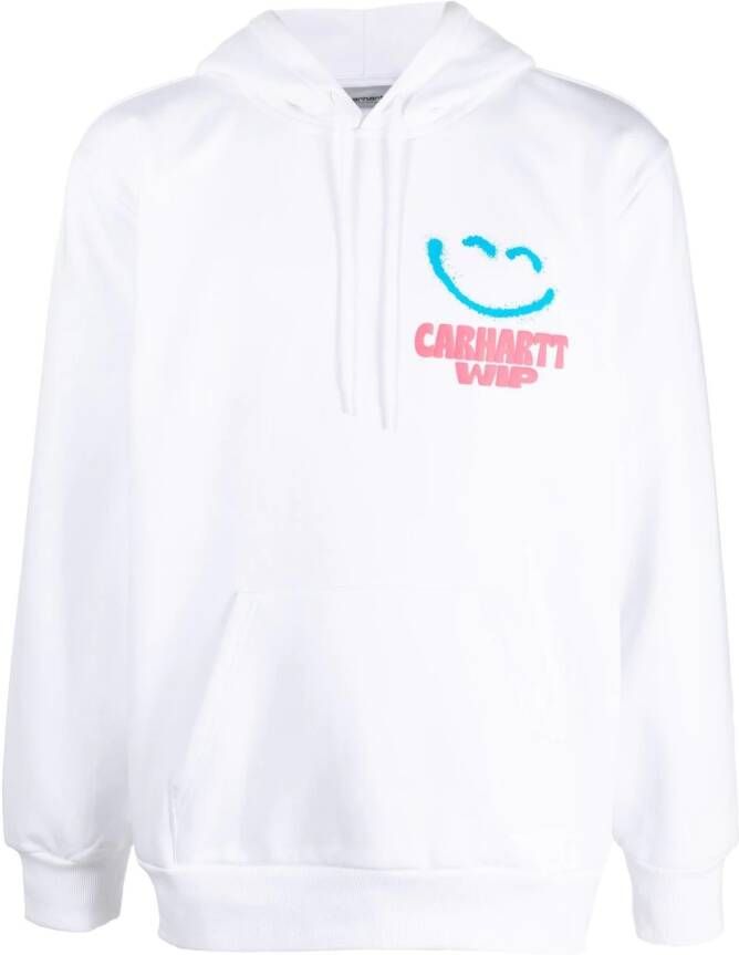 Carhartt WIP Hoodie met print Wit