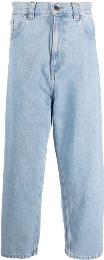 Carhartt WIP Jeans met verlaagd kruis Blauw