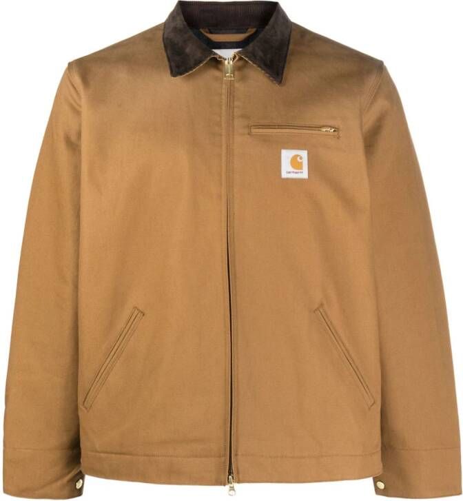 Carhartt WIP Katoenen jack Bruin