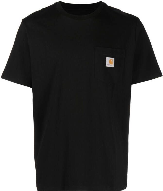 Carhartt WIP Katoenen T-shirt Zwart