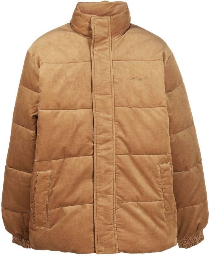 Carhartt WIP Donsjack met hoge hals Bruin